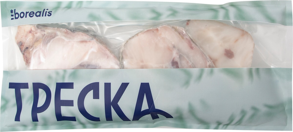 Треска Borealis Атлантическая стейк замороженный 600г - купить с ...