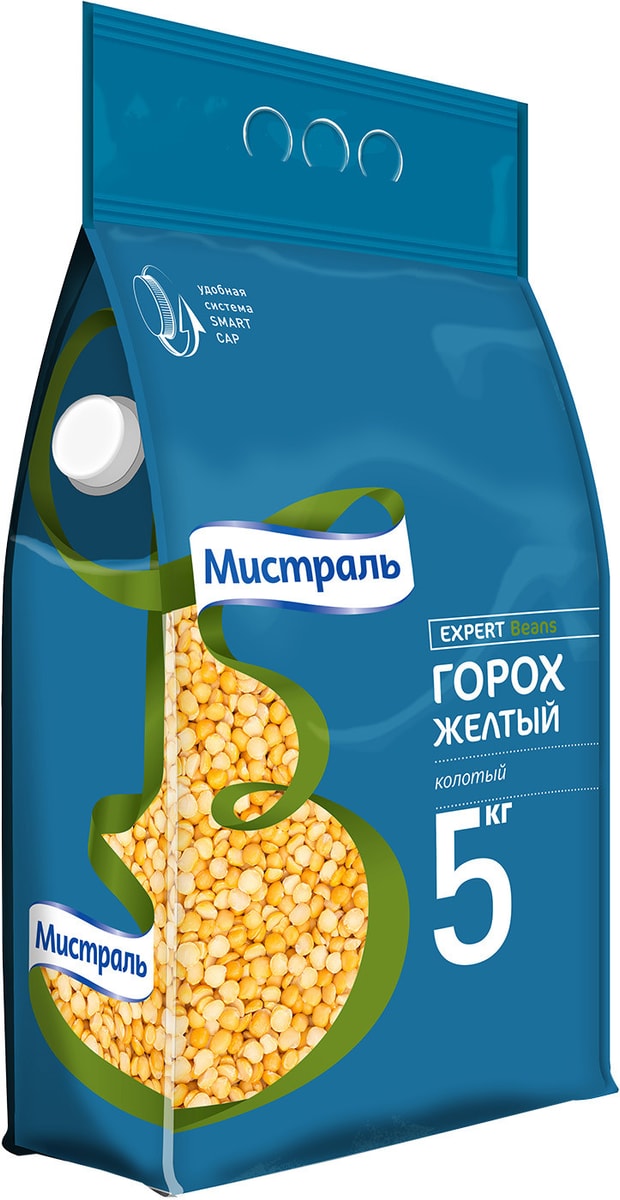 Горох Мистраль желтый колотый 5кг - купить с доставкой в Vprok.ru ...