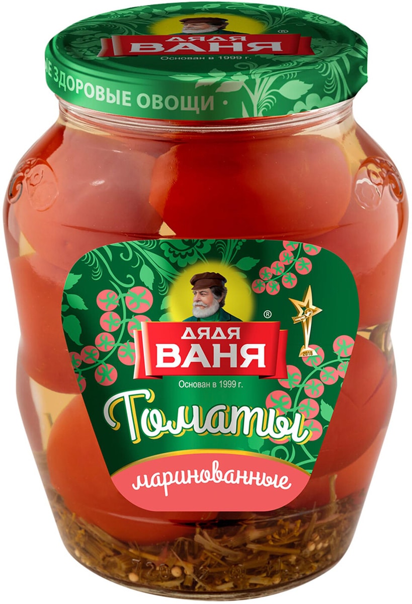 Томаты Дядя Ваня маринованные 680г - купить с доставкой в Vprok.ru ...