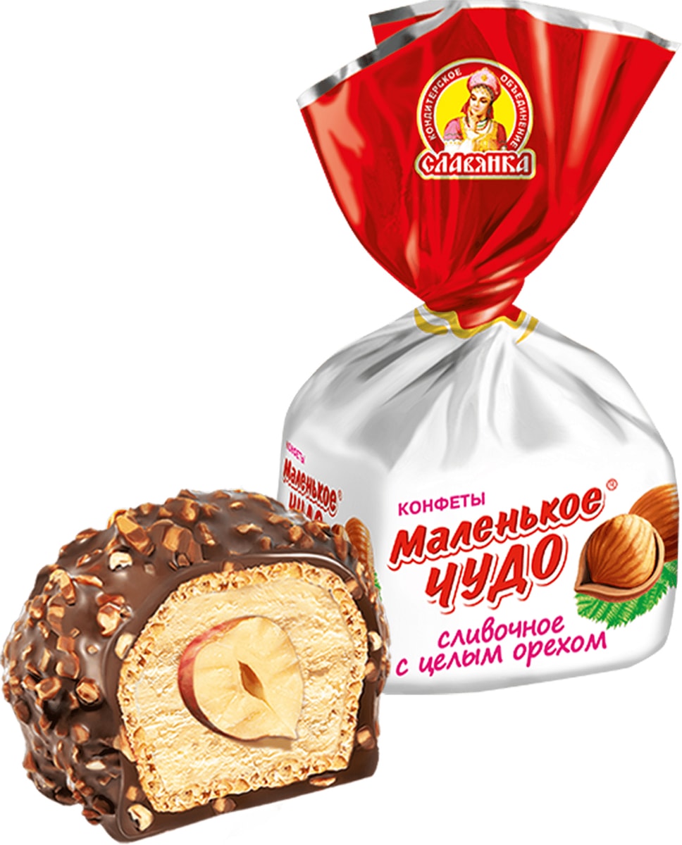 Конфеты Славянка Маленькое чудо 204г - купить с доставкой в Vprok.ru ...