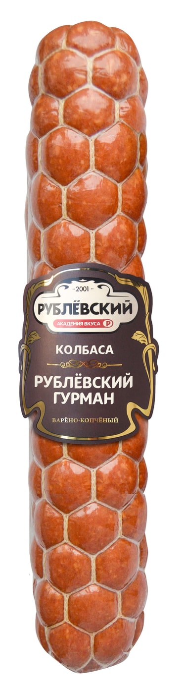 Изображение товара Премиальный сервелат Рублевский Гурман варено-копченый 0.8-1.1 кг