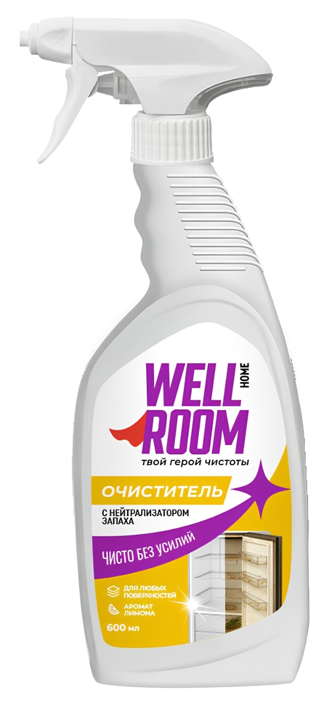 Изображение товара Очиститель Wellroom с нейтрализатором запаха 600мл Изображение товара Очиститель Wellroom с нейтрализатором запаха 600мл