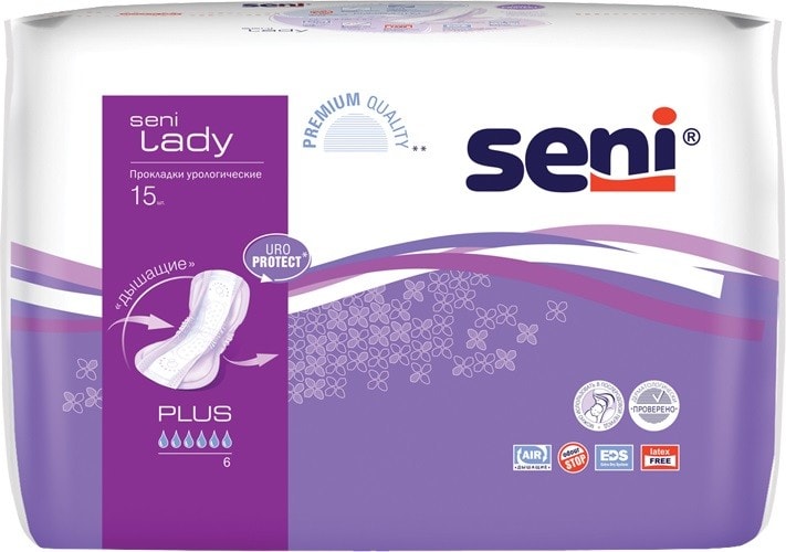 Изображение товара Прокладки Seni Lady plus урологические 15шт