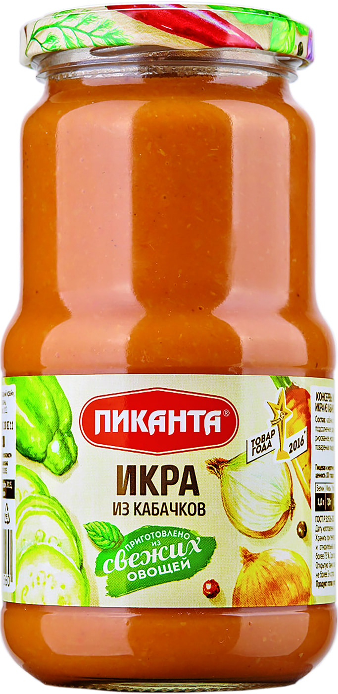 Изображение товара Икра Пиканта Кабачковая 450г