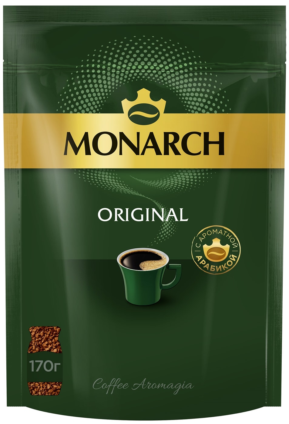 Изображение товара Растворимый кофе Monarch Ориджинал сублимированный 170 г Изображение товара Растворимый кофе Monarch Ориджинал сублимированный 170 г