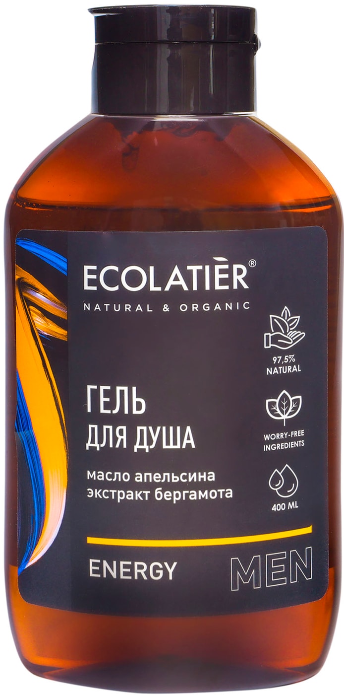 Изображение товара Гель для душа Ecolatier Energy Men 400мл с апельсином и бергамотом