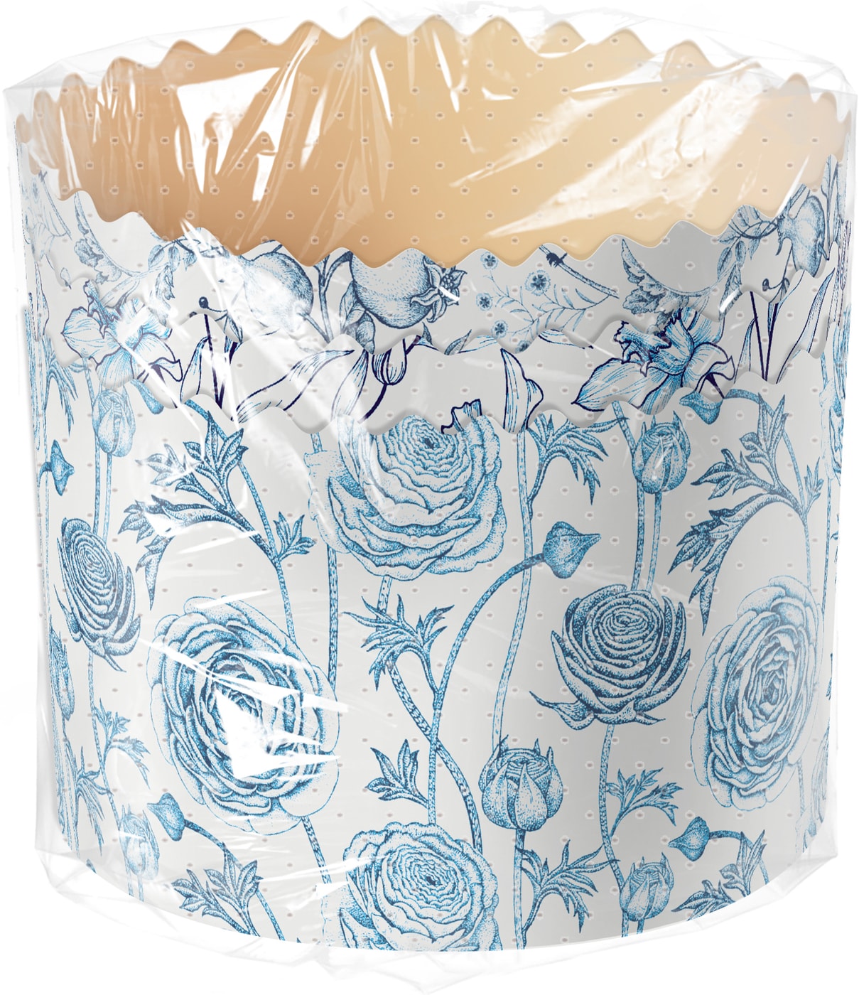 Изображение товара Набор пасхальный Домашняя кухня Формы для кулича бумажные 124*90мм 3шт в ассортименте