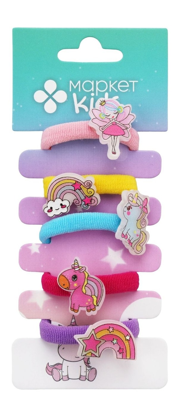 Изображение товара Набор резинок для волос Маркет Kids 5шт