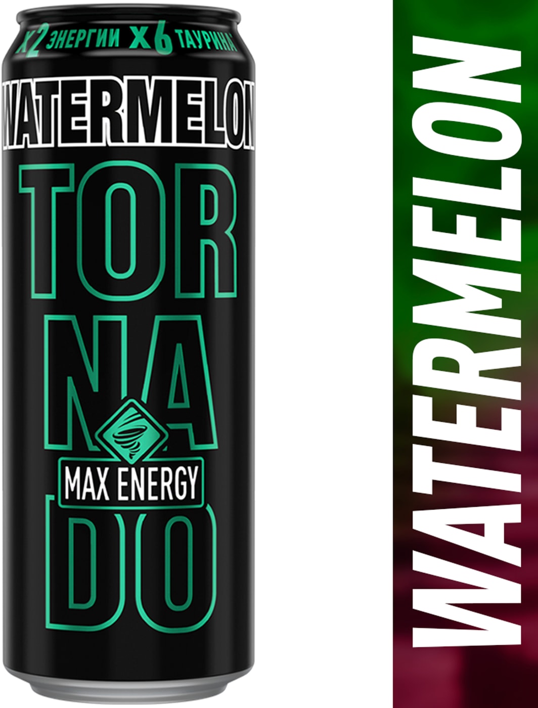 Изображение товара Напиток Tornado Max Energy Watermelon энергетический 450мл