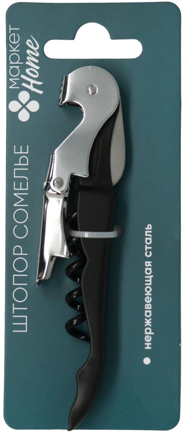 Изображение товара Штопор Маркет Home сомелье 12*2.3*1 см