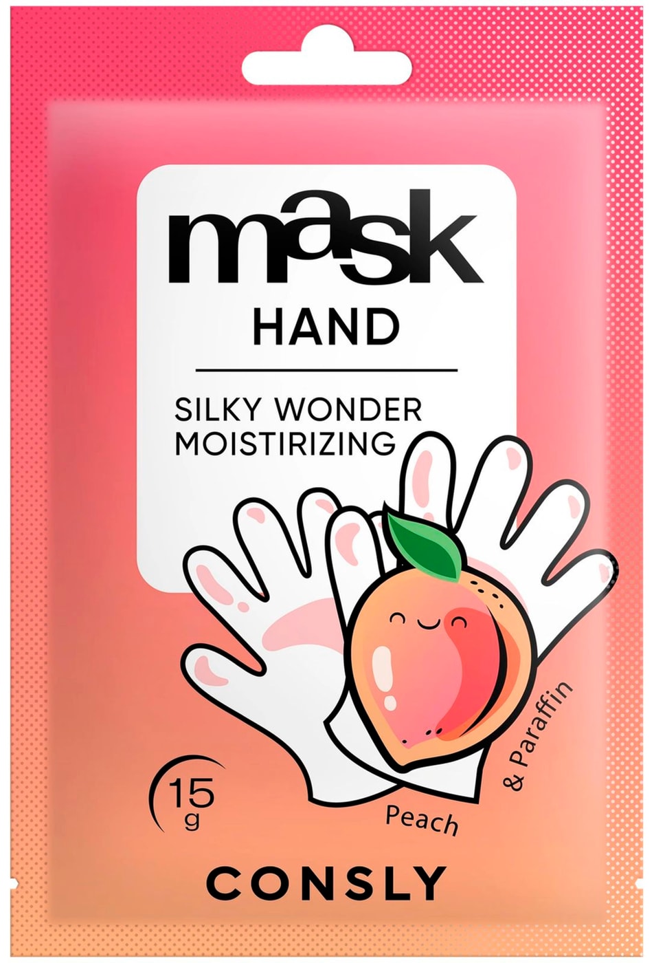 Изображение товара Парафин-маска для рук Consly Silky Wonder с экстрактом персика 15г