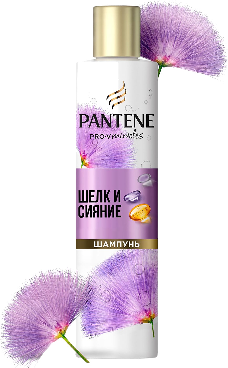 Изображение товара Шампунь Pantene Pro-V Miracles 'Шелк и сияние' 250мл для восстановления волос