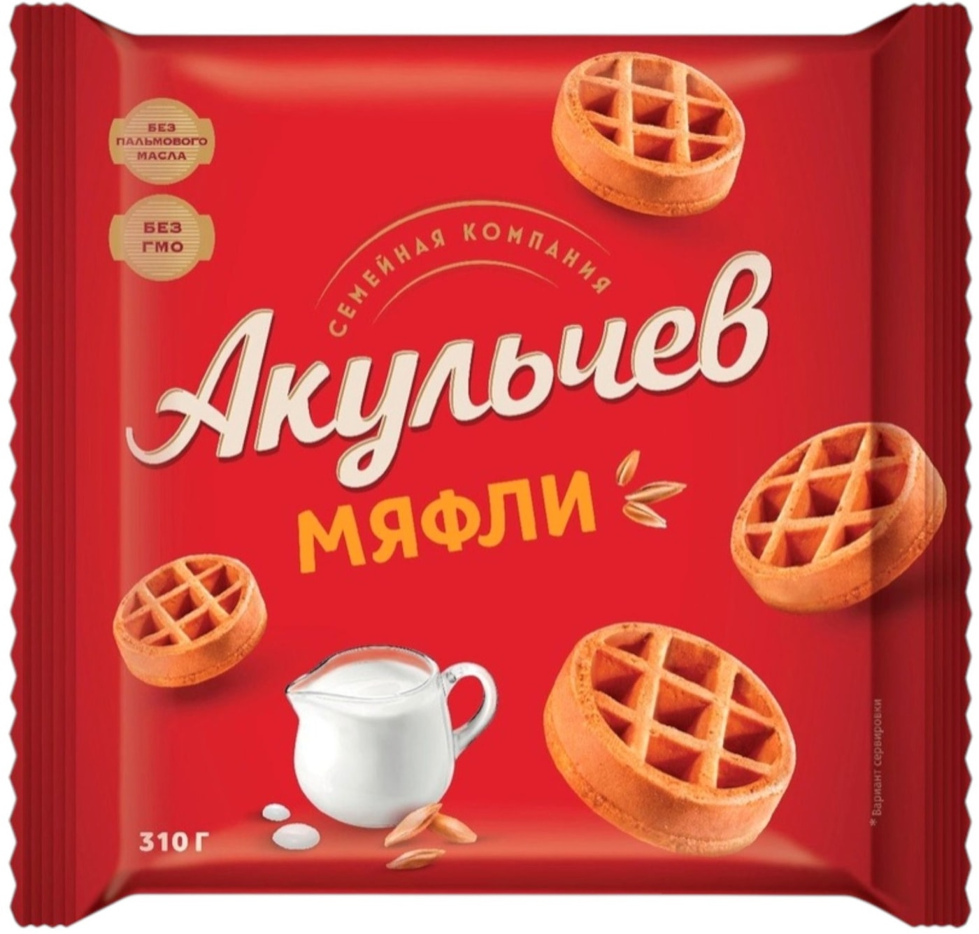 Изображение товара Мясфли сдобные Акульчев 310г вкусные и ароматные лепешки