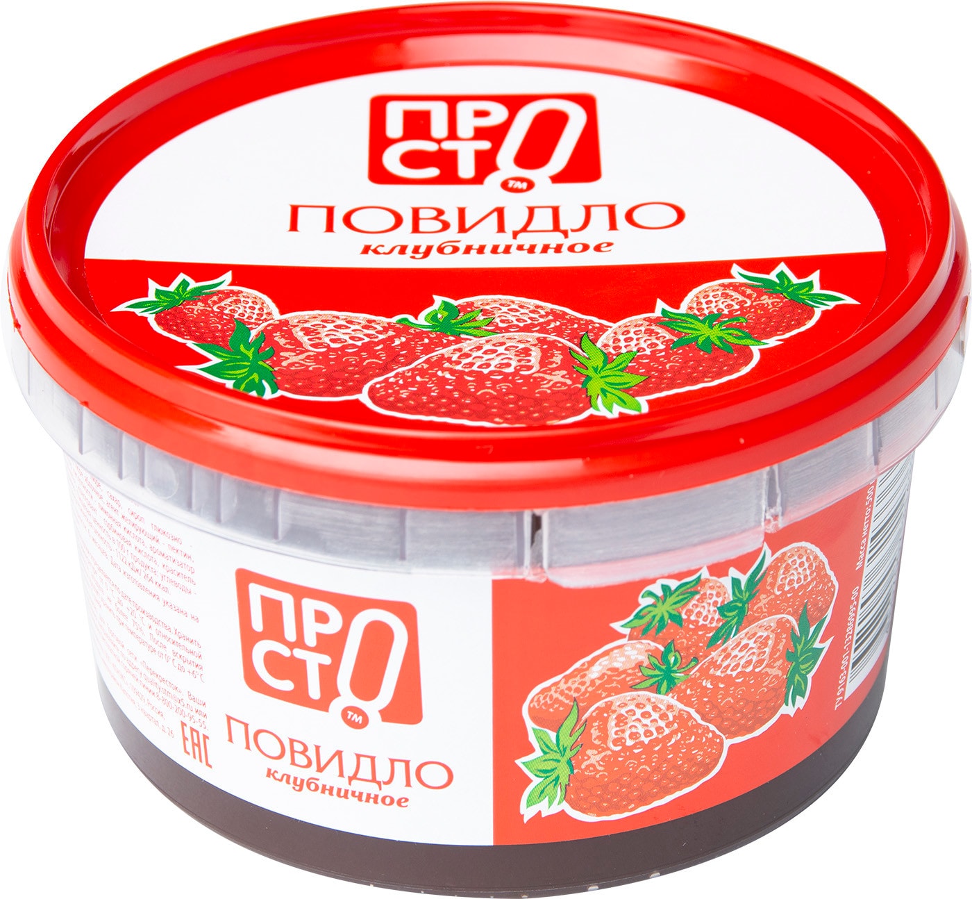 Изображение товара Повидло ПРОСТО Клубничное 500г