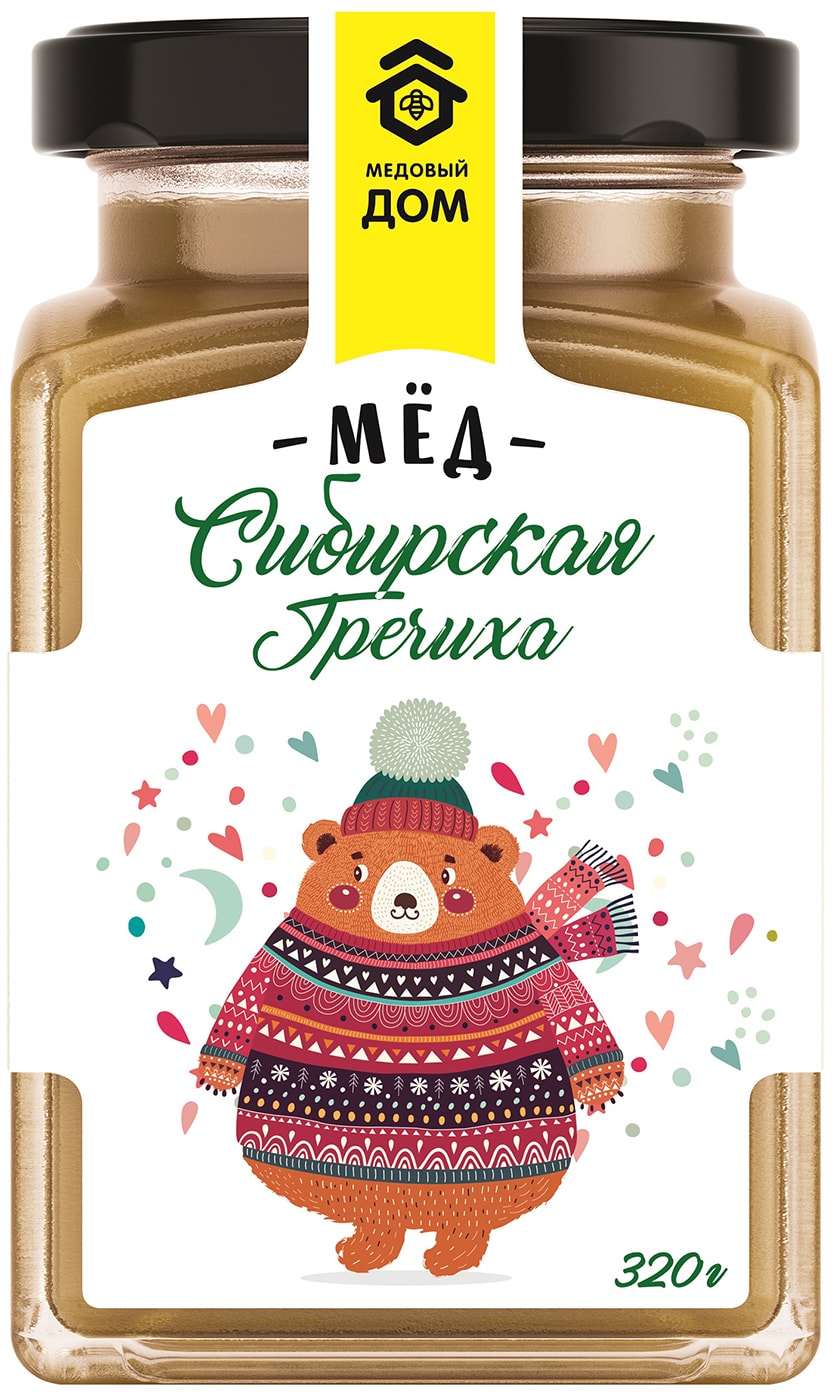 Изображение товара Мед Медовый дом Сибирская гречиха 320г