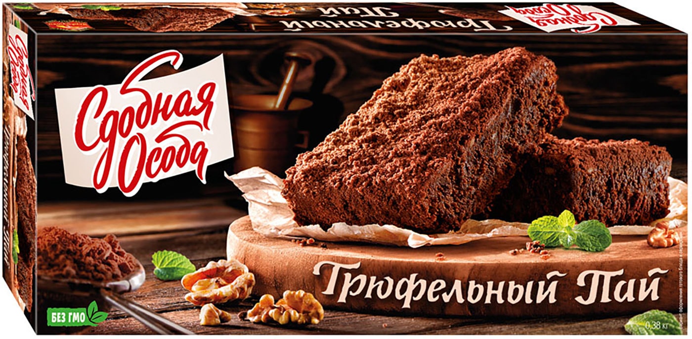 Изображение товара Шоколадный пирог Сдобная Особа Трюфельный Пай 380г