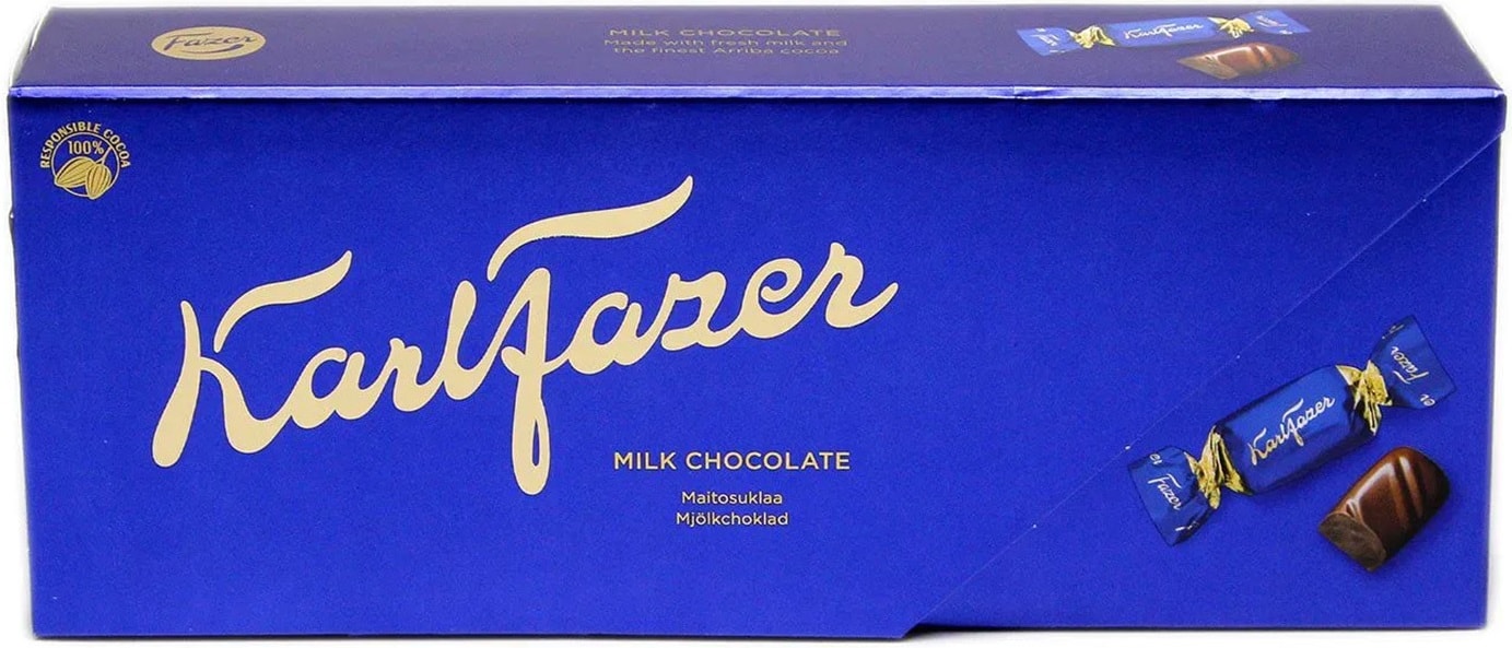 Изображение товара Конфеты Karl Fazer из молочного шоколада 250г Изображение товара Конфеты Karl Fazer из молочного шоколада 250г