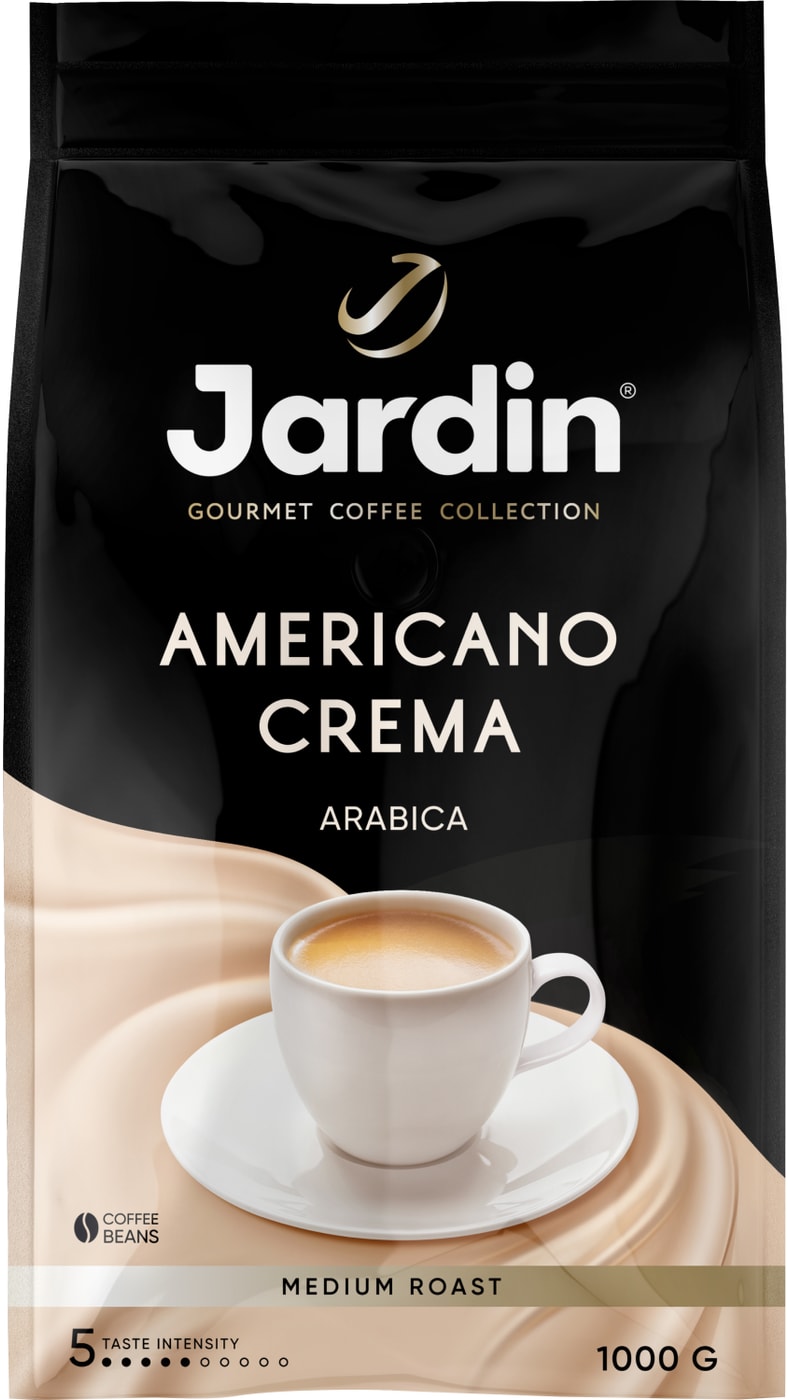 Изображение товара Кофе в зернах Jardin Americano Crema 1кг - Вакуумная упаковка