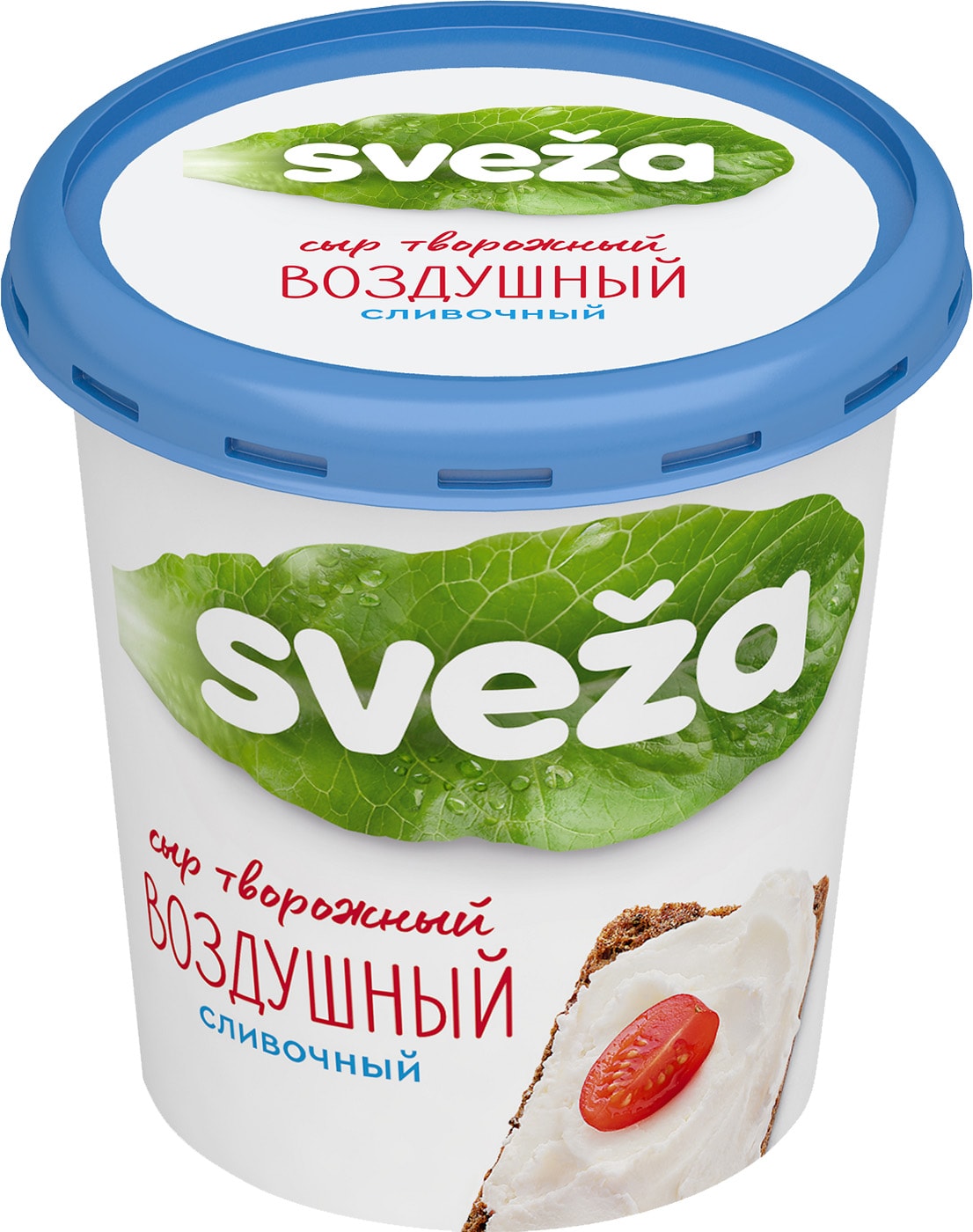 Изображение товара Сыр творожный Sveza Воздушный сливочный 60% 150г