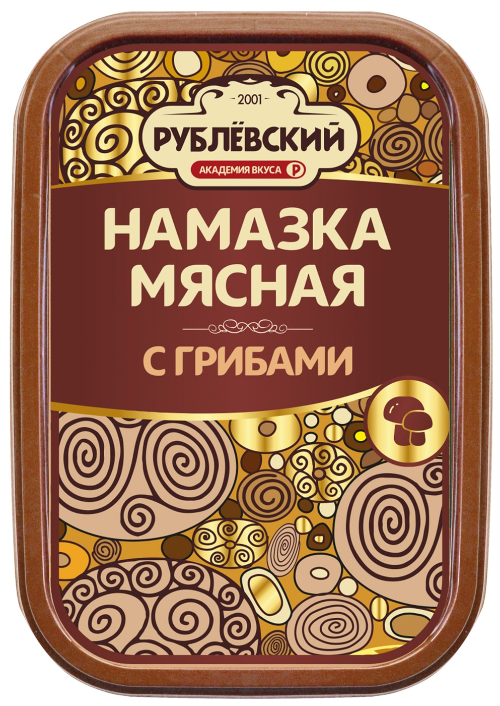 Изображение товара Намазка Рублевский мясная с грибами 150г