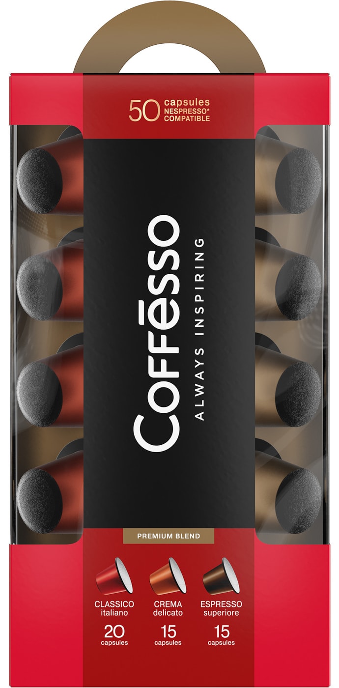 Изображение товара Набор кофе Coffesso Ассорти в капсулах 250г