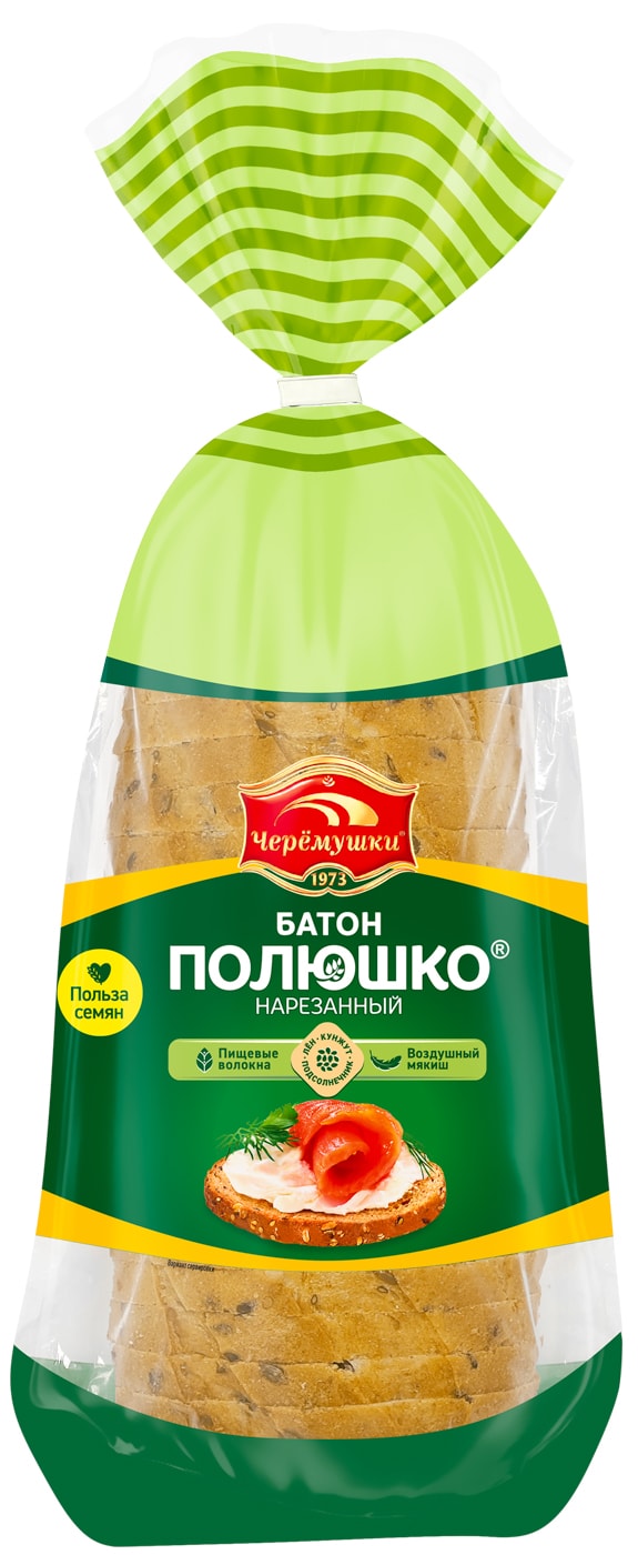 Изображение товара Батон Черемушки Полюшко нарезанный 300г