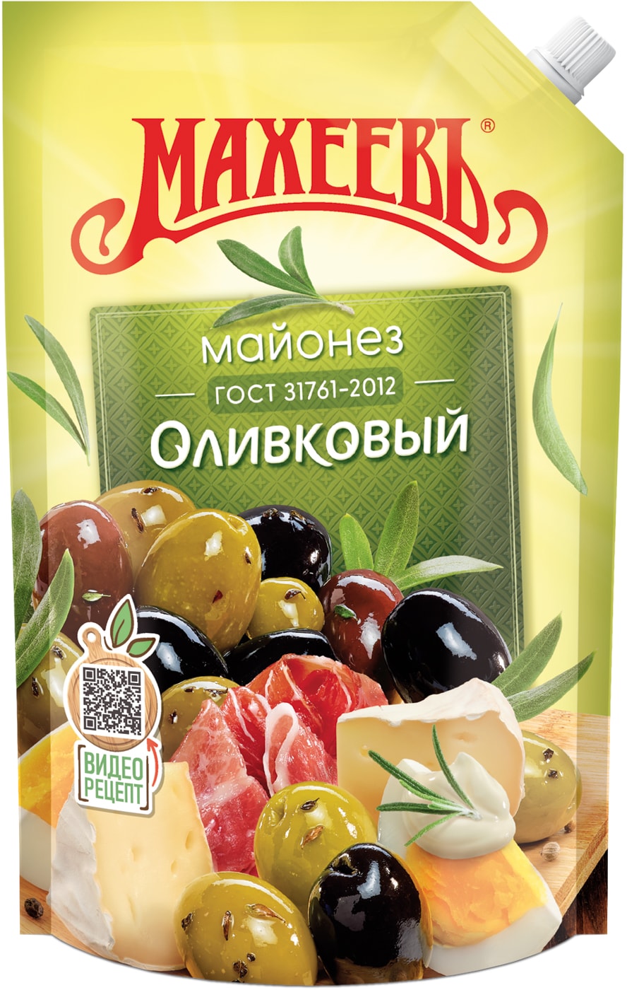 Изображение товара Майонез Махеевъ Оливковый ГОСТ 31761-2012 630г натуральный качественный