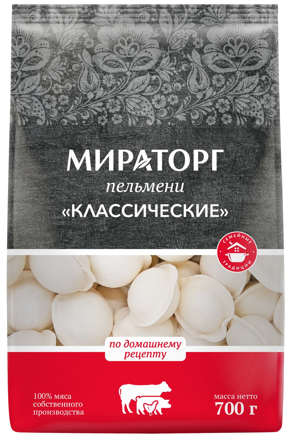 Изображение товара Пельмени Мираторг Классические категории Б 700г