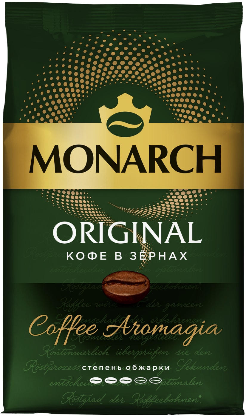 Изображение товара Кофе в зернах Monarch Original 800 г - высший сорт для вашего удовлетворения