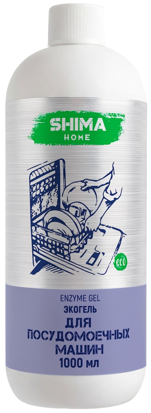 Изображение товара Экогель для посудомоечных машин Shima home Enzyme Gel 1л