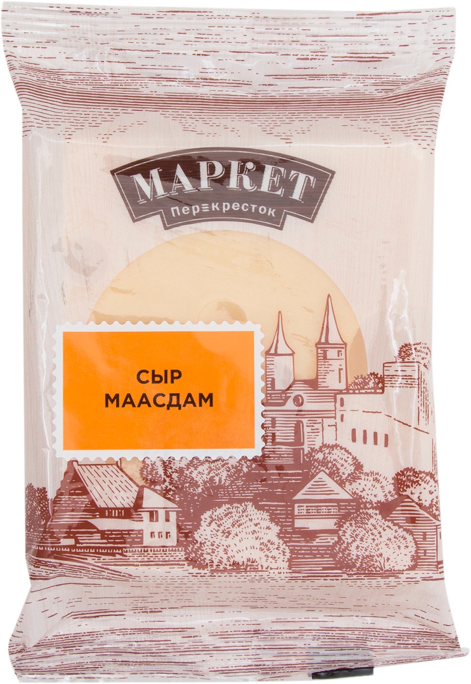 Изображение товара Сыр Маркет Перекресток Маасдам полутвердый 45% Изображение товара Сыр Маркет Перекресток Маасдам полутвердый 45%