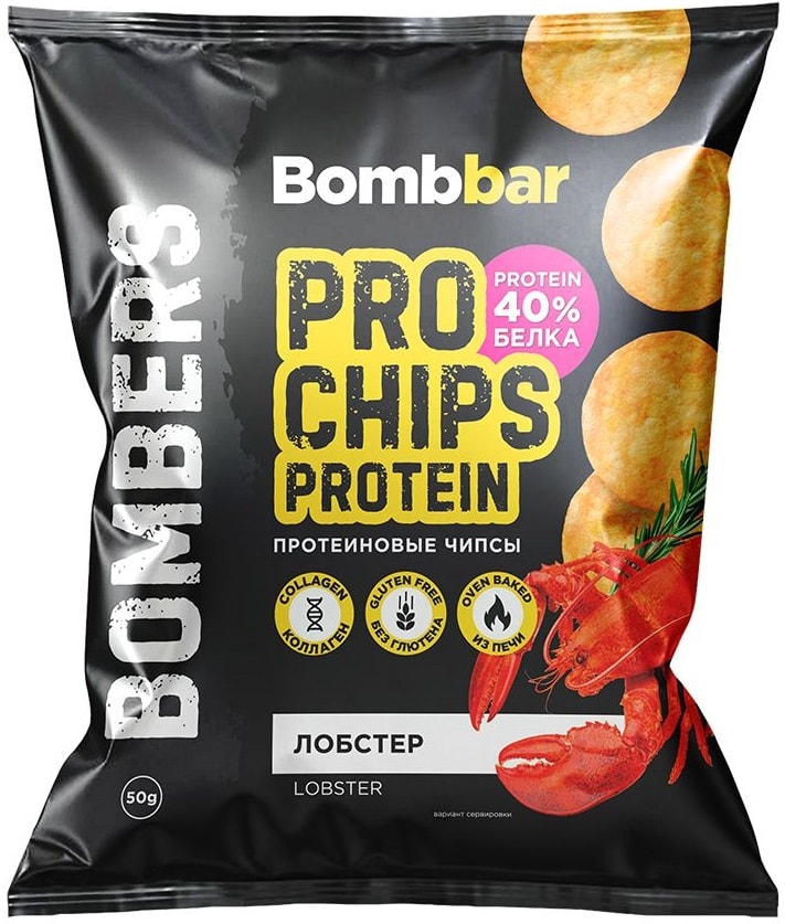 Изображение товара Чипсы Bombbar цельнозерновые протеиновые Стейк на гриле 50г