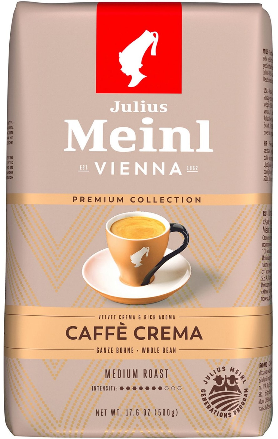 Изображение товара Кофе в зернах Julius Meinl Caffe Crema 500г