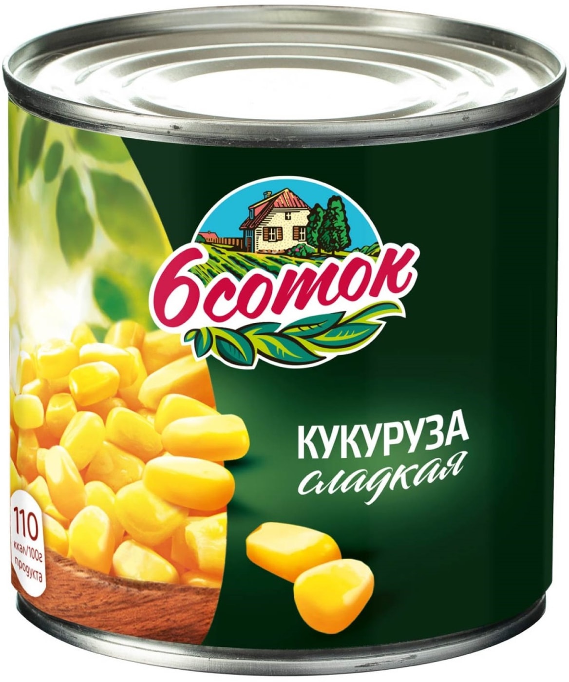 Изображение товара Кукуруза 6 Соток сладкая 340г