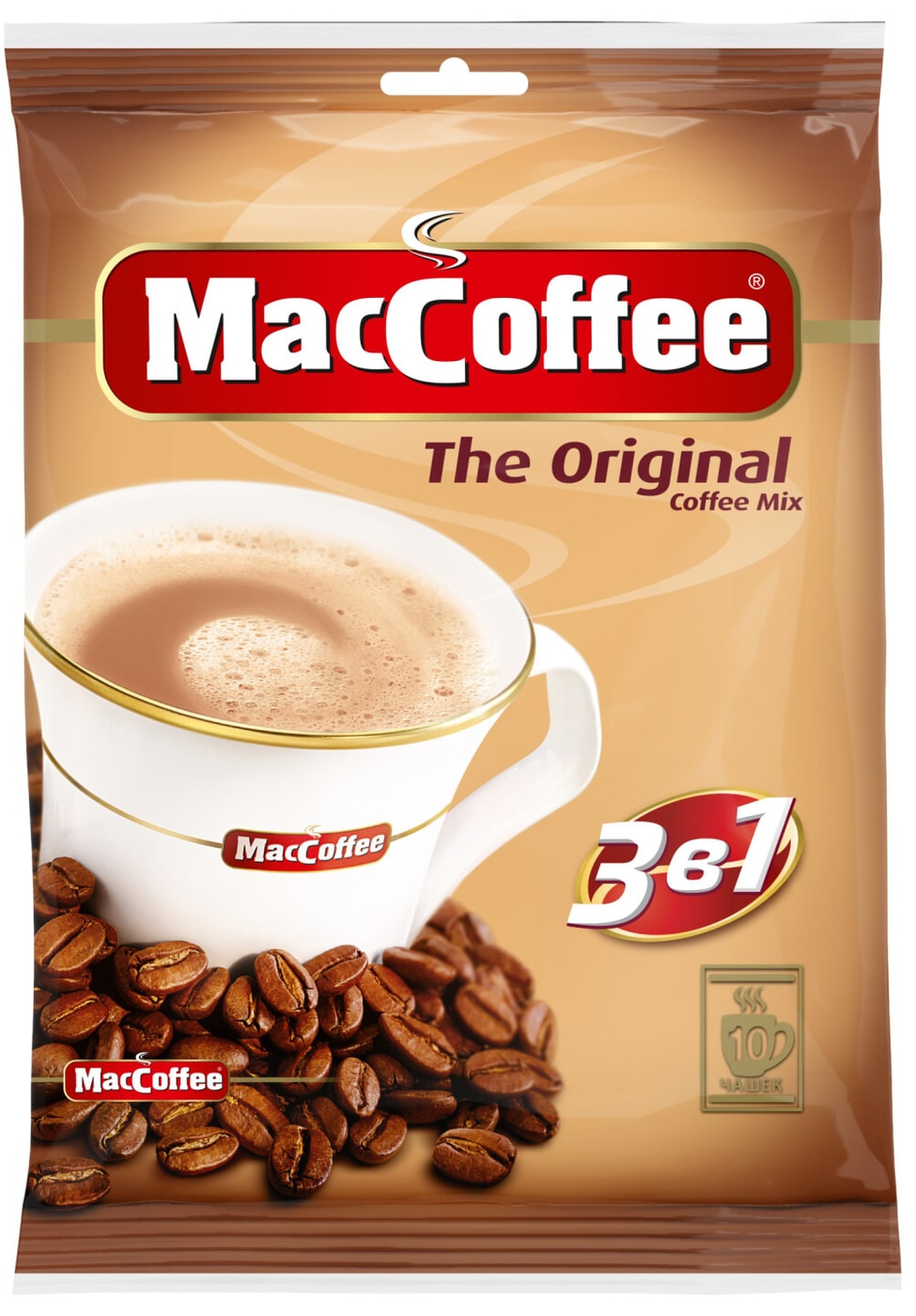Изображение товара Напиток кофейный MacCoffee Original 3в1 10пак*20г 