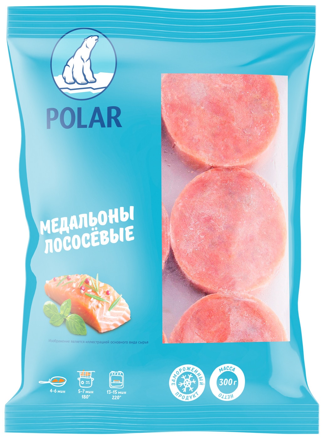 Изображение товара Медальоны Polar лососевые 300г