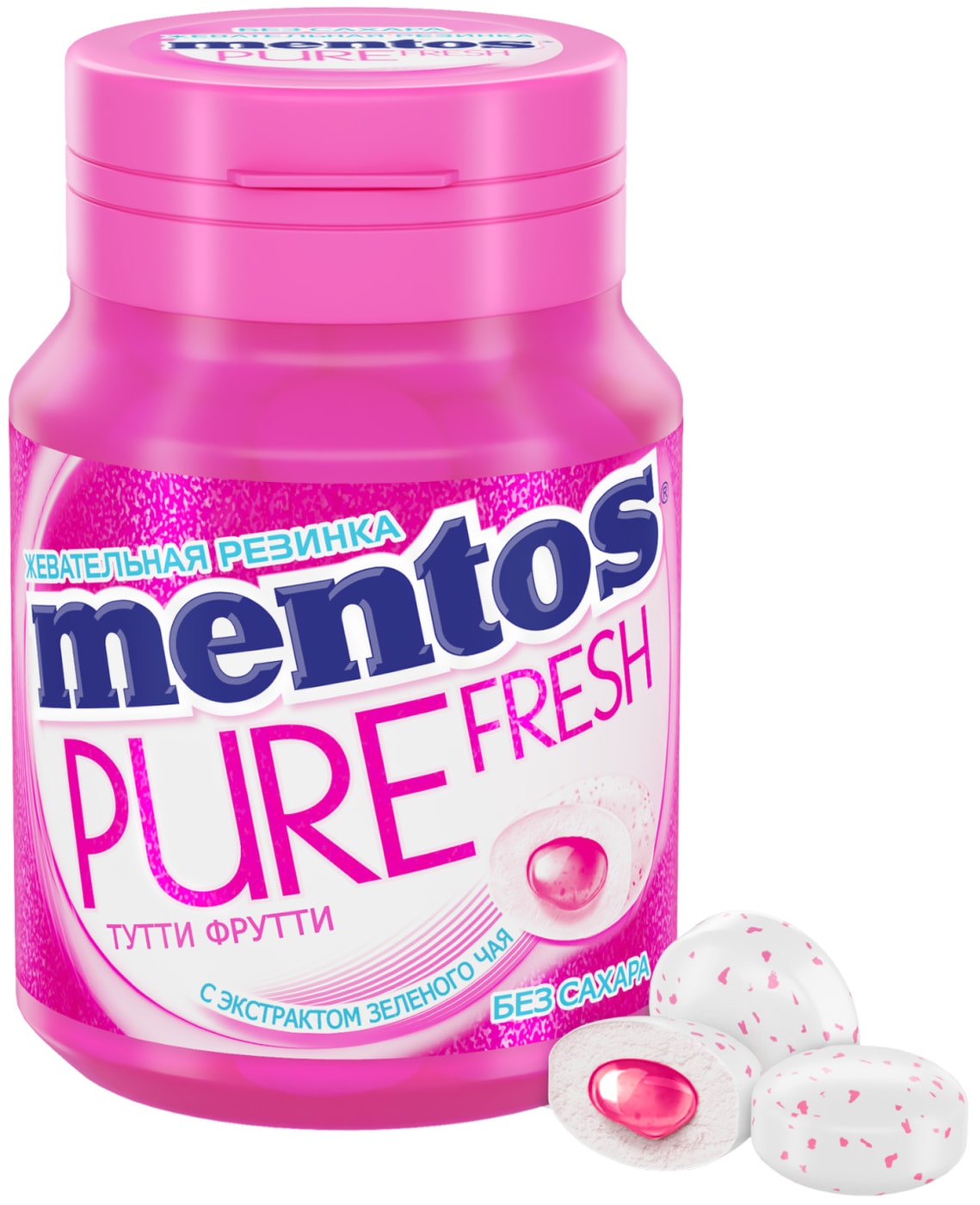 Изображение товара Жевательная резинка Mentos Pure Fresh Тутти Фрутти 54г