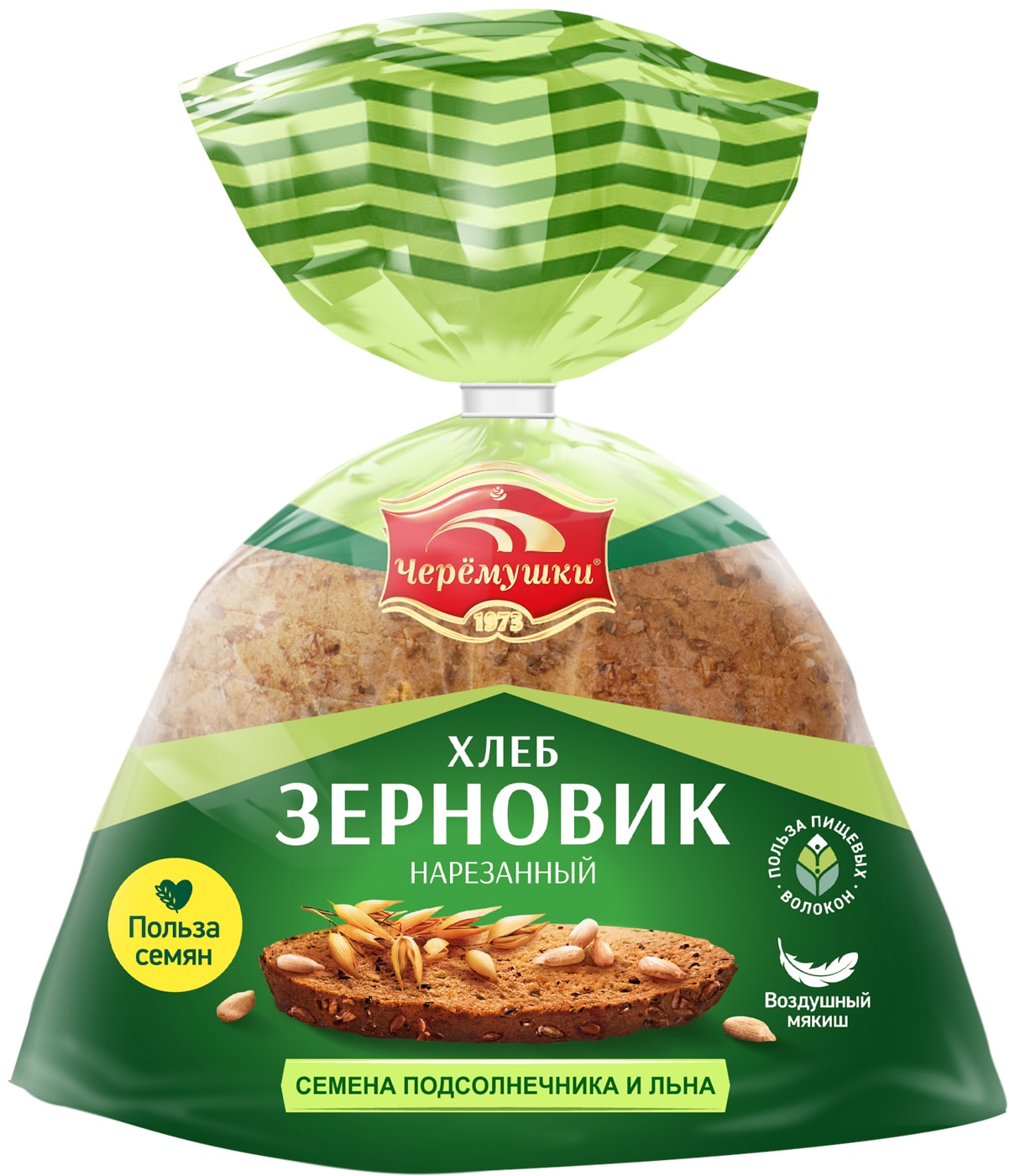Изображение товара Хлеб Черемушки Зерновик нарезанный 460г