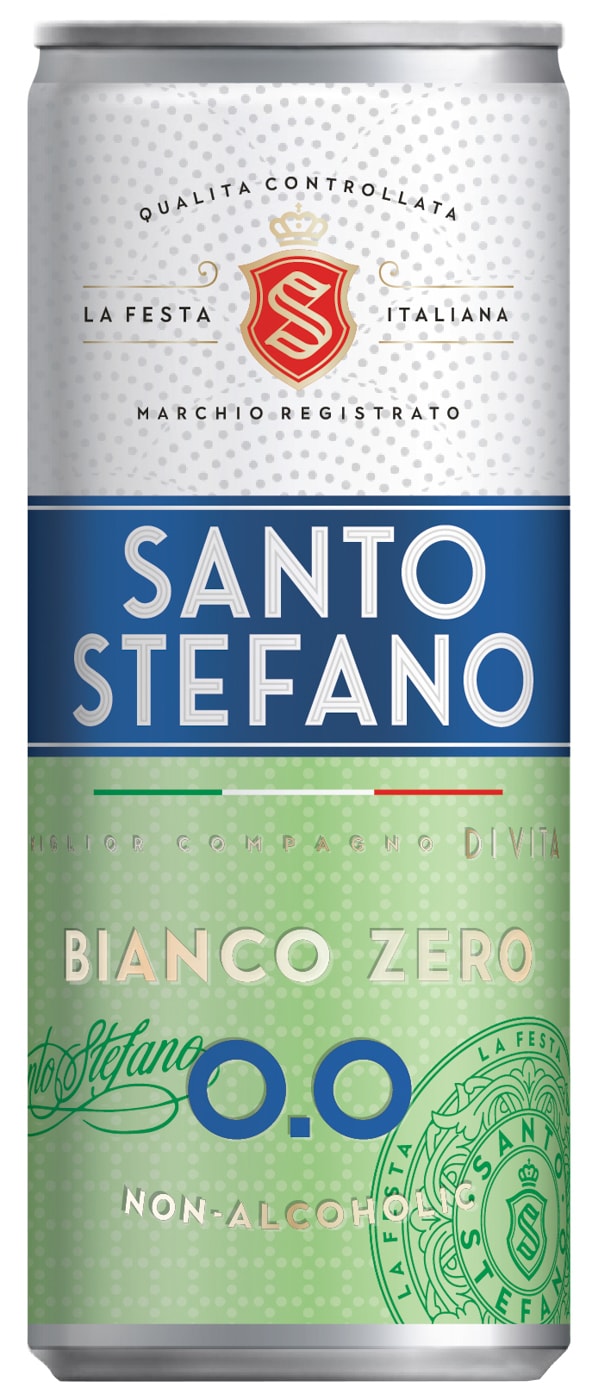 Изображение товара Игристое безалкогольное Santo Stefano белое полусладкое 250мл