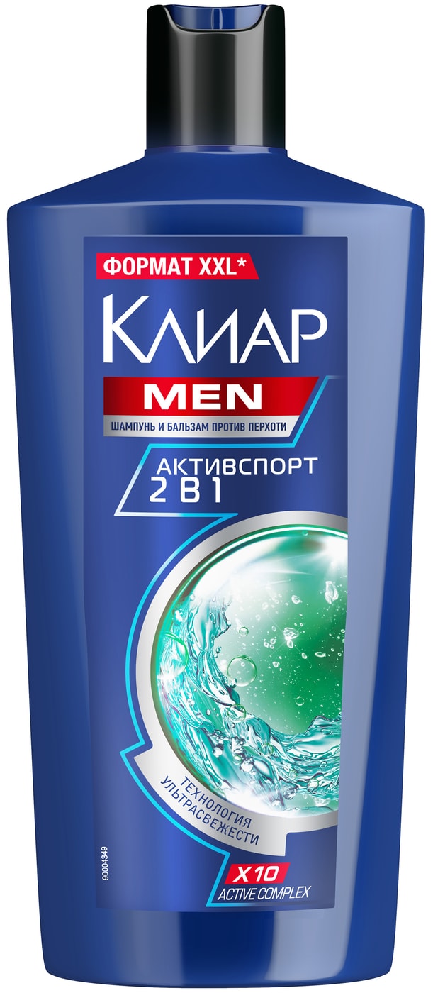 Изображение товара Шампунь для волос Клиар Активспорт для мужчин 650мл