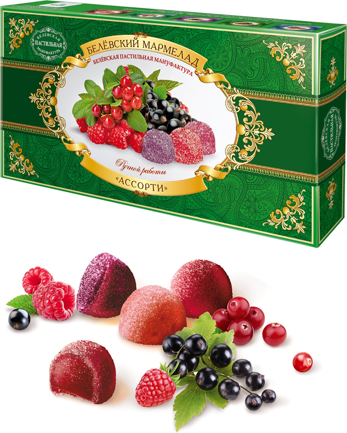 Изображение товара Мармелад Белевская пастильная мануфактура Ассорти 260г