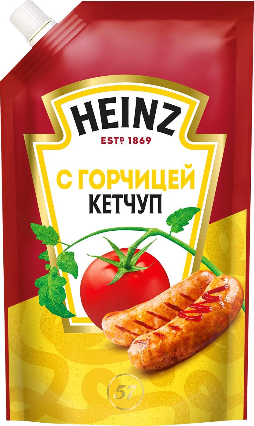 Изображение товара Кетчуп Heinz с горчицей 320г 