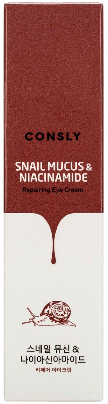 Изображение товара Крем для век Consly восстанавливающий с муцином черной улитки и ниацинамидом 25мл