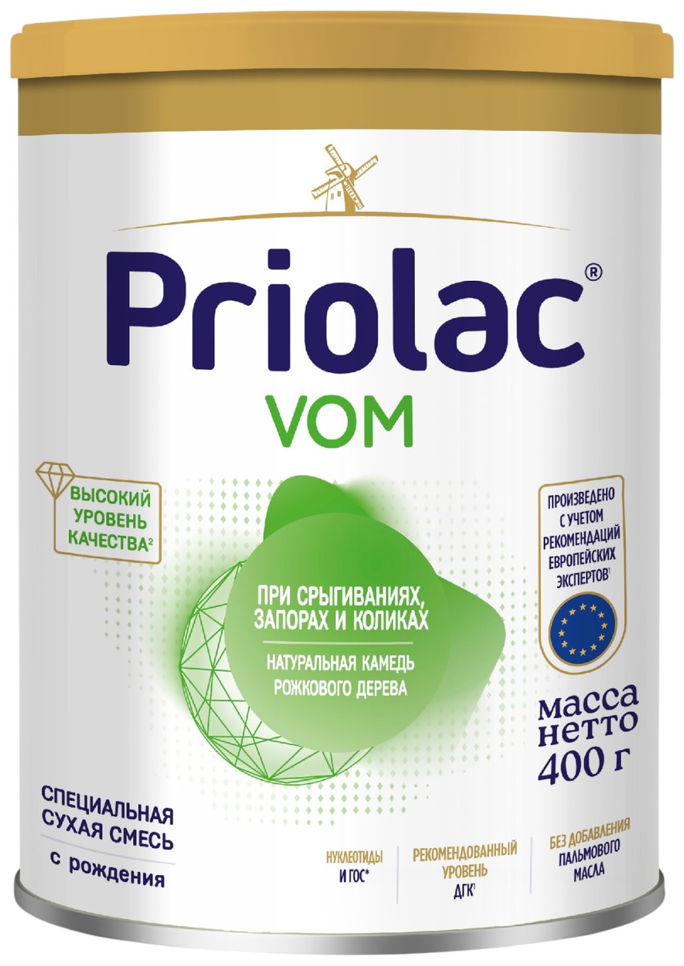 Изображение товара Priolac VOM сухая детская молочная смесь 400г для новорожденных