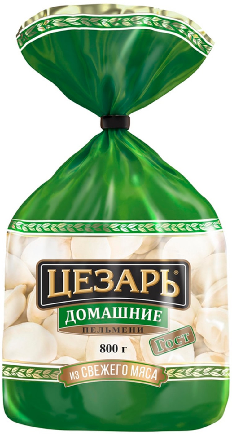 Изображение товара Пельмени Цезарь Домашние 800г Изображение товара Пельмени Цезарь Домашние 800г