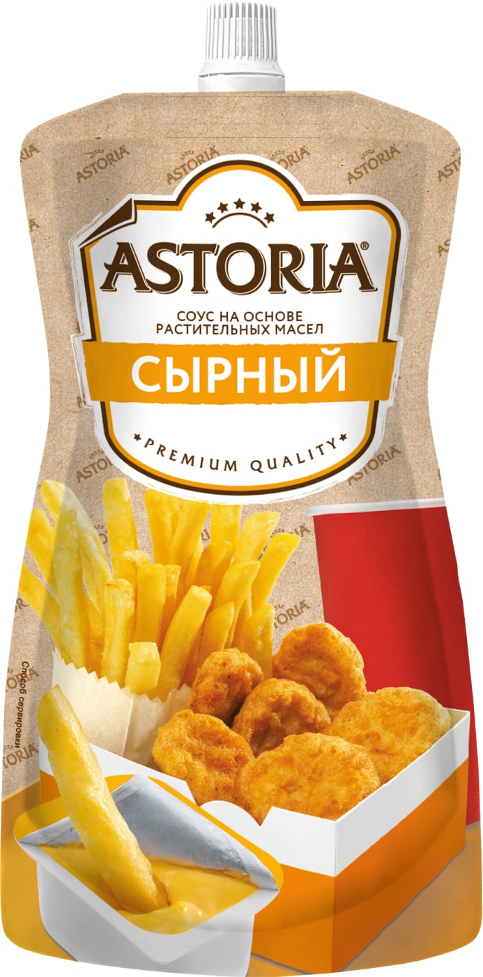 Изображение товара Соус Astoria Сырный 20% 233г