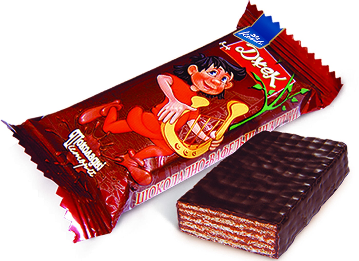 Изображение товара Konti Шоколадные Истории Джек конфеты вафли в шоколаде 550 ккал 240 дн