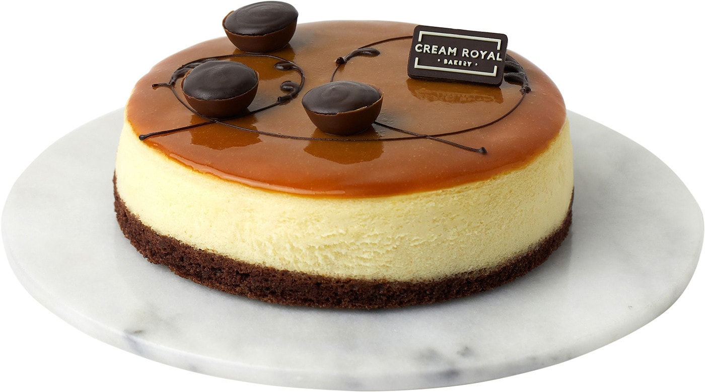 Изображение товара Торт Cream Royal Чизкейк Карамельный 650г натуральный десерт ручной работы