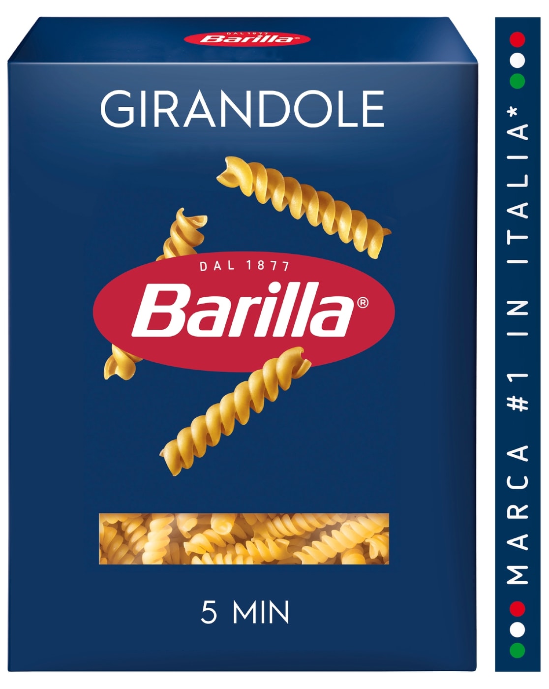 Изображение товара Макароны Barilla Girandole n. 34 450г - итальянские спиральки из твердых сортов пшеницы