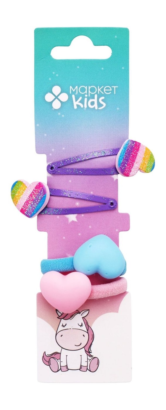 Изображение товара Набор резинки и зажимы для волос Маркет Kids 2шт